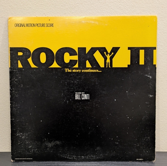 Rocky II Original Motion Picture Score Vinyl Record - Yellow and Black - Picture 2 of 6